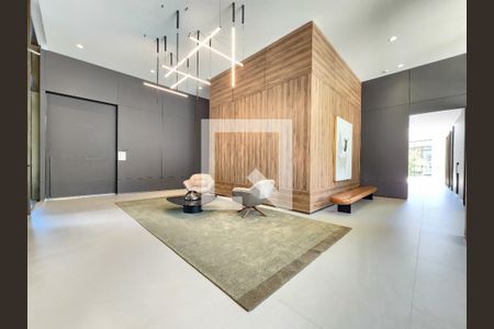 Hall de entrada de apartamento à venda com 3 quartos, 114m² em Vila das Flores, Nova Lima