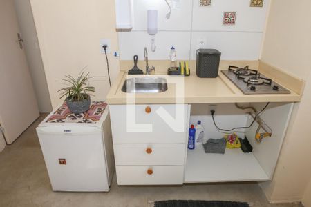 Sala/Cozinha de apartamento para alugar com 1 quarto, 25m² em Barra Funda, São Paulo