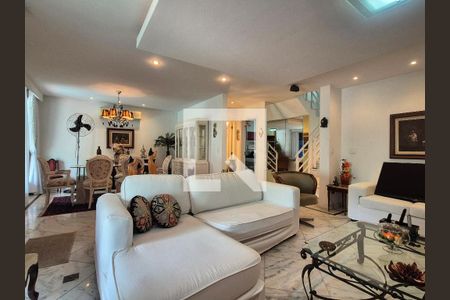 Sala de casa de condomínio à venda com 4 quartos, 400m² em Barra da Tijuca, Rio de Janeiro