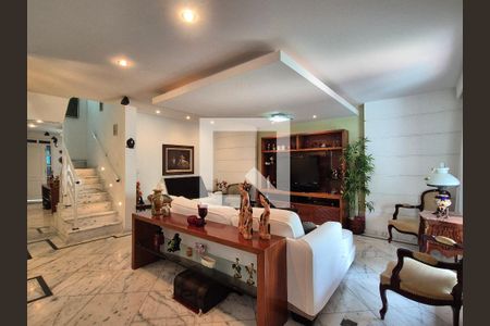 Sala de casa de condomínio à venda com 4 quartos, 400m² em Barra da Tijuca, Rio de Janeiro