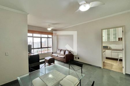 Sala de apartamento para alugar com 1 quarto, 88m² em Ponta da Praia, Santos