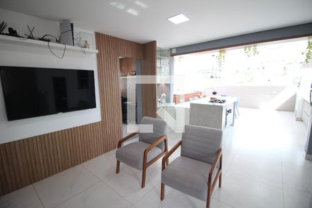 Sala 2 de apartamento à venda com 4 quartos, 162m² em Diamante, Belo Horizonte