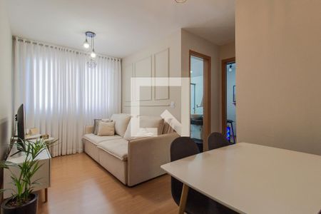 Sala de apartamento para alugar com 2 quartos, 44m² em Parque Sao Vicente, Mauá