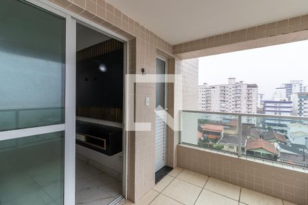 Varanda da sala de apartamento para alugar com 2 quartos, 89m² em Nova Mirim, Praia Grande