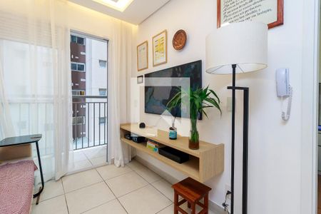 Sala de apartamento para alugar com 1 quarto, 28m² em Jardim Caravelas, São Paulo