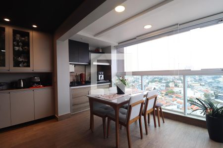Varanda da Sala de apartamento à venda com 2 quartos, 83m² em Parque Bandeirante, Santo André