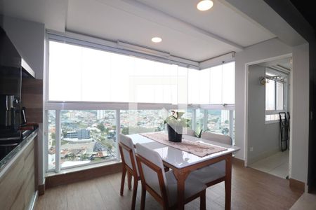 Varanda da Sala de apartamento à venda com 2 quartos, 83m² em Parque Bandeirante, Santo André