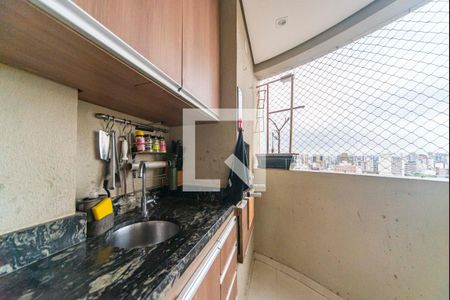 Varanda da Sala de apartamento à venda com 2 quartos, 52m² em Casa Branca, Santo André