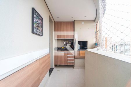Varanda da Sala de apartamento à venda com 2 quartos, 52m² em Casa Branca, Santo André