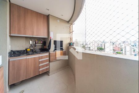Varanda da Sala de apartamento à venda com 2 quartos, 52m² em Casa Branca, Santo André