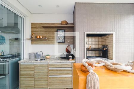 Varanda da Sala de apartamento à venda com 4 quartos, 133m² em Parque Reboucas, São Paulo