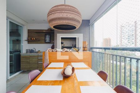 Varanda da Sala de apartamento à venda com 4 quartos, 133m² em Parque Reboucas, São Paulo