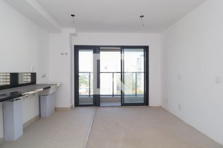 Sala/Cozinha de kitnet/studio para alugar com 1 quarto, 33m² em Jardins, São Paulo