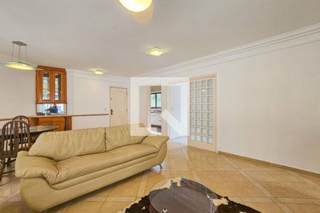 Sala de apartamento para alugar com 3 quartos, 101m² em Loteamento Joao Batista Juliao, Guarujá