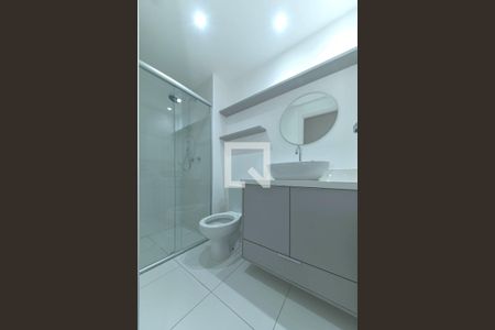 Banheiro Social de apartamento para alugar com 2 quartos, 69m² em Brooklin, São Paulo