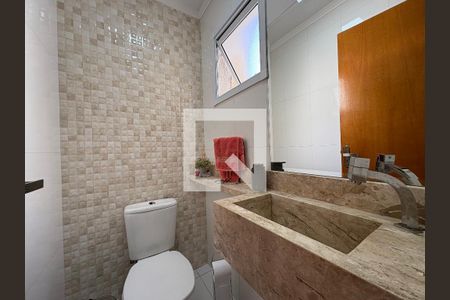 Lavabo de apartamento à venda com 3 quartos, 104m² em Vila Camilópolis, Santo André