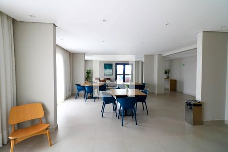 Área comum de kitnet/studio para alugar com 1 quarto, 26m² em Santo Amaro, São Paulo