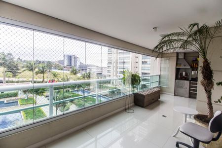 Varanda gourmet de apartamento à venda com 4 quartos, 202m² em Alphaville Empresarial, Santana de Parnaíba