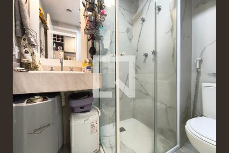 Banheiro de kitnet/studio à venda com 1 quarto, 24m² em Vila Mariana, São Paulo