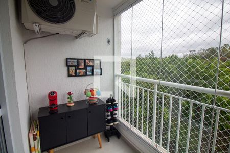 Varanda da Sala de apartamento para alugar com 2 quartos, 64m² em Chácara Santo Antônio, São Paulo