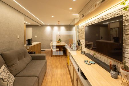 Sala de estar de apartamento para alugar com 2 quartos, 62m² em Chácara Santo Antônio, São Paulo