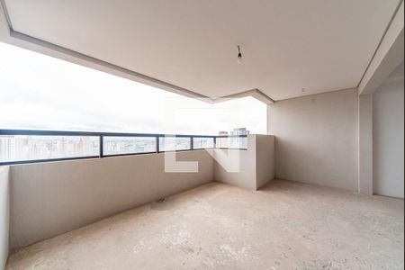 Varanda da Sala de apartamento à venda com 3 quartos, 125m² em Vila Santa Teresa, Santo André