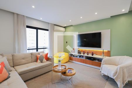 Sala de estar de apartamento à venda com 3 quartos, 144m² em Chora Menino, São Paulo