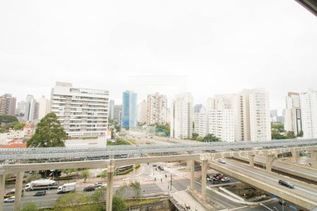 Varanda de kitnet/studio para alugar com 1 quarto, 37m² em Campo Belo, São Paulo