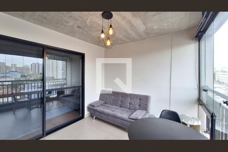Varanda de kitnet/studio para alugar com 1 quarto, 35m² em Bom Retiro, São Paulo