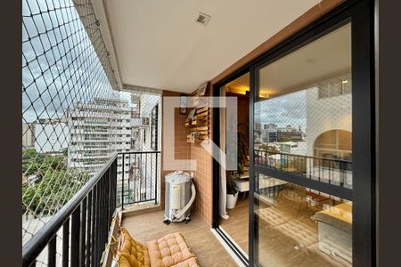 Varanda da sala de apartamento para alugar com 2 quartos, 85m² em Botafogo, Rio de Janeiro