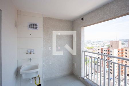 Varanda da Sala de apartamento à venda com 2 quartos, 43m² em Conceição, Diadema