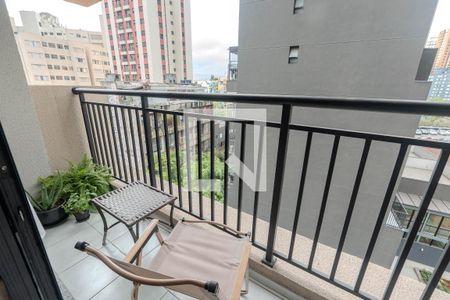 Sacada de apartamento à venda com 1 quarto, 24m² em Bela Vista, São Paulo