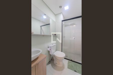 Banheiro de kitnet/studio à venda com 1 quarto, 24m² em Bela Vista, São Paulo