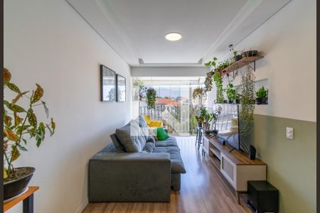 Sala de apartamento à venda com 3 quartos, 75m² em Vila Campestre, São Paulo