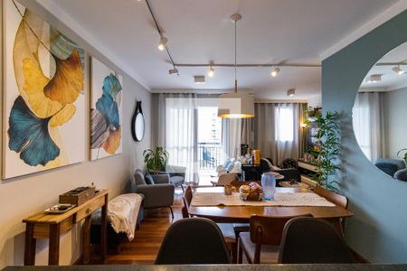 Sala de apartamento à venda com 2 quartos, 68m² em Jardim Monte Kemel, São Paulo