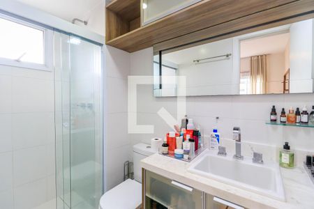 Banheiro da Suíte de apartamento à venda com 2 quartos, 58m² em Brooklin, São Paulo