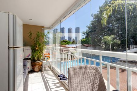 Varanda de apartamento à venda com 3 quartos, 96m² em Chácara Santo Antônio (zona Sul), São Paulo