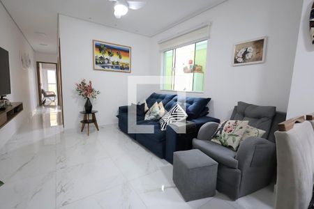 Sala de apartamento à venda com 3 quartos, 85m² em Pinheirinho, Santo André