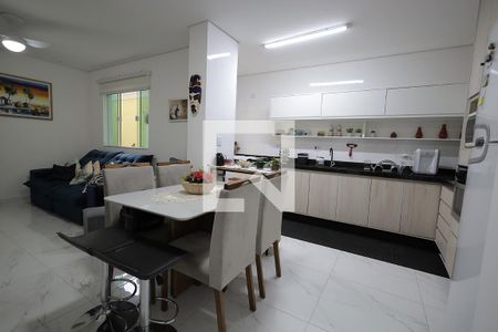 Sala de Jantar de apartamento à venda com 3 quartos, 85m² em Pinheirinho, Santo André