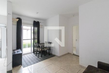Sala de apartamento para alugar com 1 quarto, 48m² em Cidade Ocian, Praia Grande