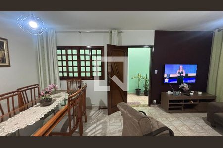 Sala de casa à venda com 3 quartos, 116m² em Vila Scarpelli, Santo André