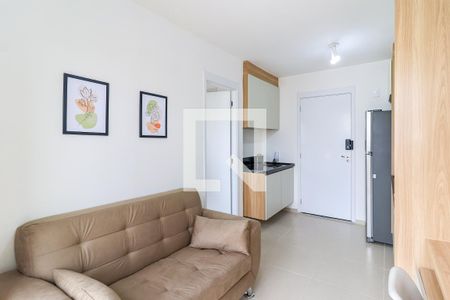 Sala de apartamento para alugar com 1 quarto, 27m² em Campo Belo, São Paulo