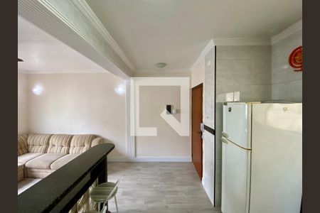 Sala/Cozinha de apartamento para alugar com 2 quartos, 74m² em Guilhermina, Praia Grande