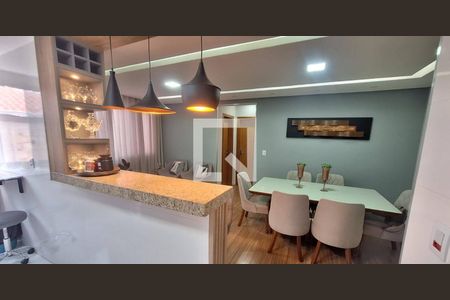 Sala de apartamento à venda com 2 quartos, 63m² em Arvoredo, Contagem