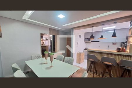 Sala de apartamento à venda com 2 quartos, 63m² em Arvoredo, Contagem