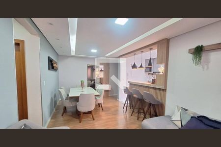 Sala de apartamento à venda com 2 quartos, 63m² em Arvoredo, Contagem