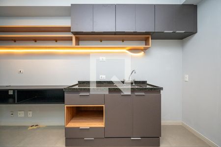 Sala/Cozinha de apartamento à venda com 1 quarto, 28m² em Jardim Prudência, São Paulo