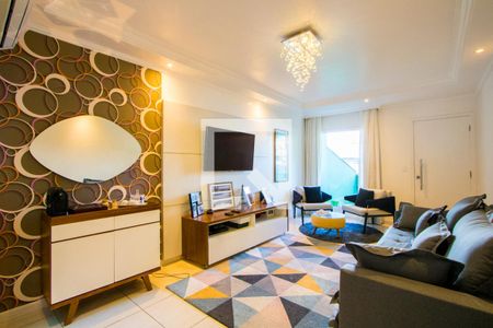 Sala de casa à venda com 3 quartos, 165m² em Vila Linda, Santo André