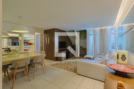 Sala de apartamento à venda com 4 quartos, 203m² em Buritis, Belo Horizonte