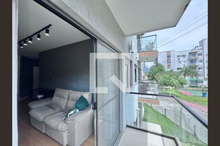 Varanda de apartamento à venda com 2 quartos, 54m² em Vargem Pequena, Rio de Janeiro